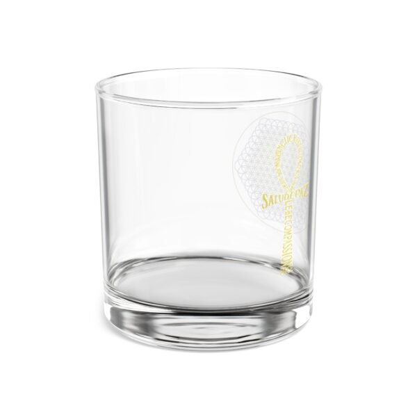 Flower of Life Elegant 10oz Rocks Glass - Image 2