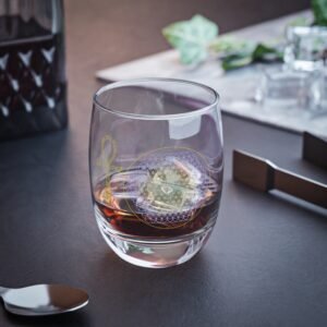 Flower of Life Whiskey Glass