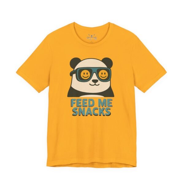 Feed Me Snacks Cotton Crew Tee - Image 3