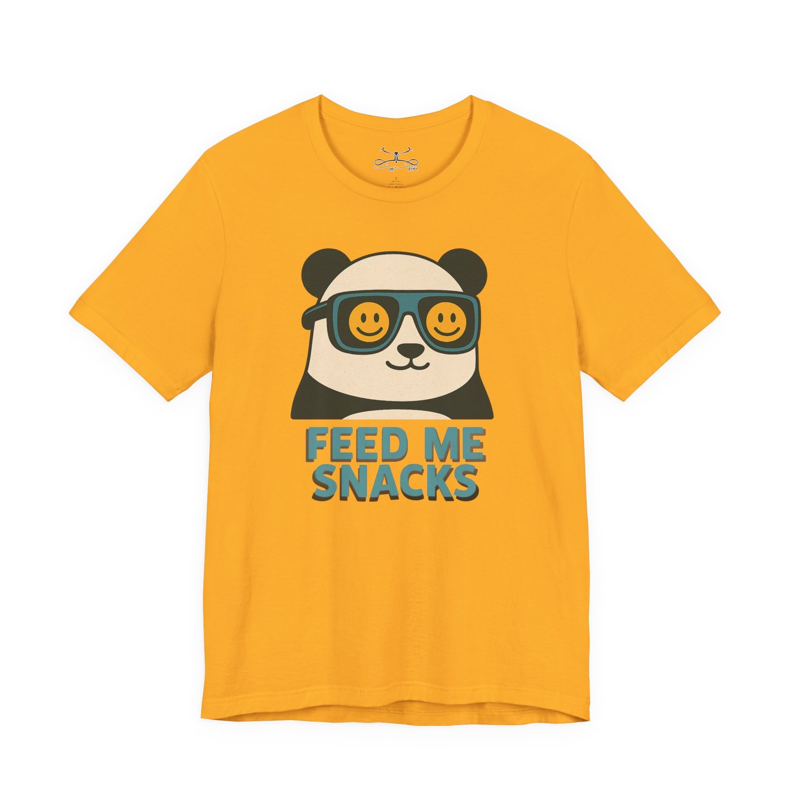 Feed Me Snacks Cotton Crew Tee - Image 3