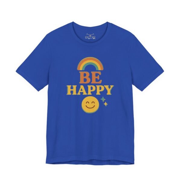 Be Happy Cotton Crew Tee - Image 3