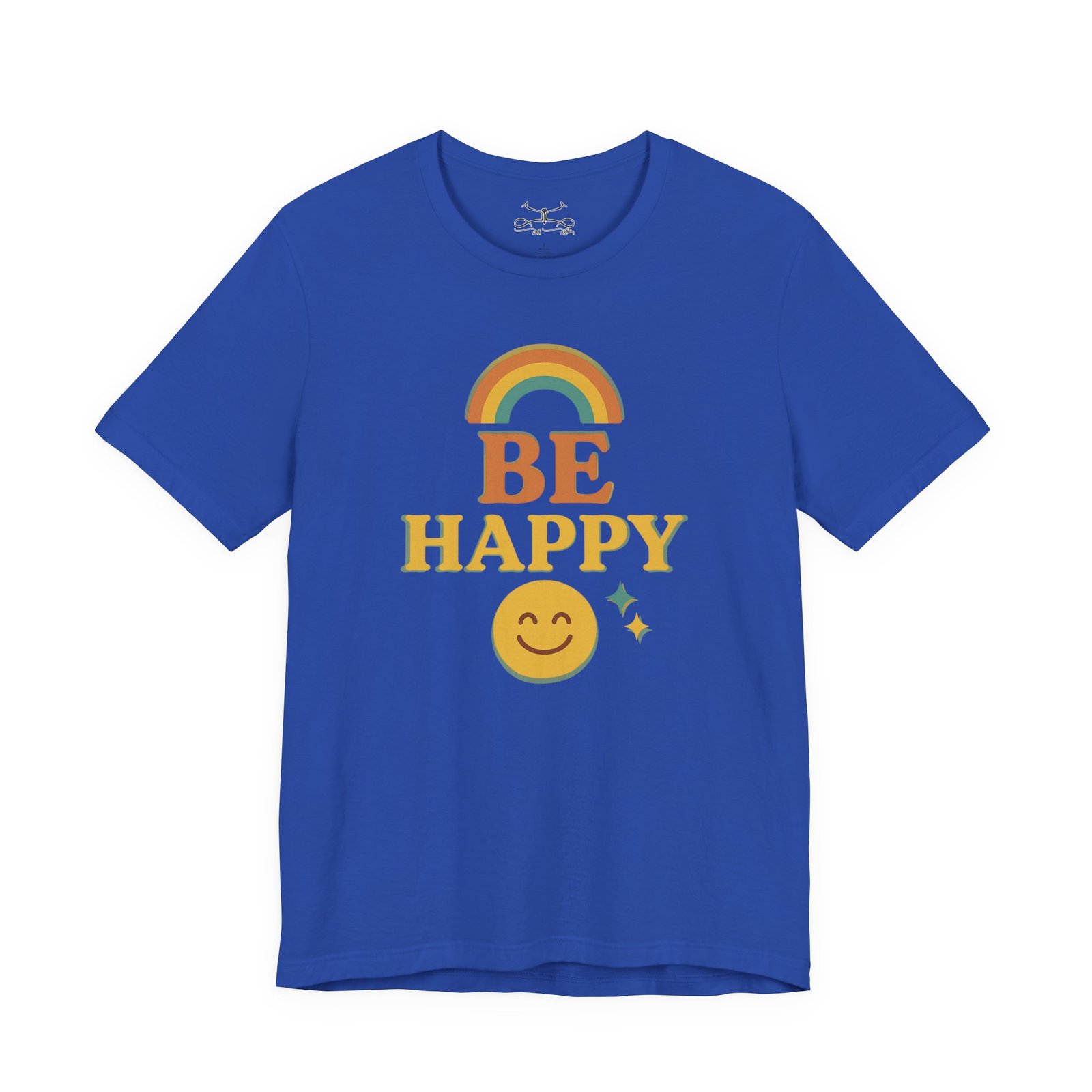 Be Happy Cotton Crew Tee - Image 3