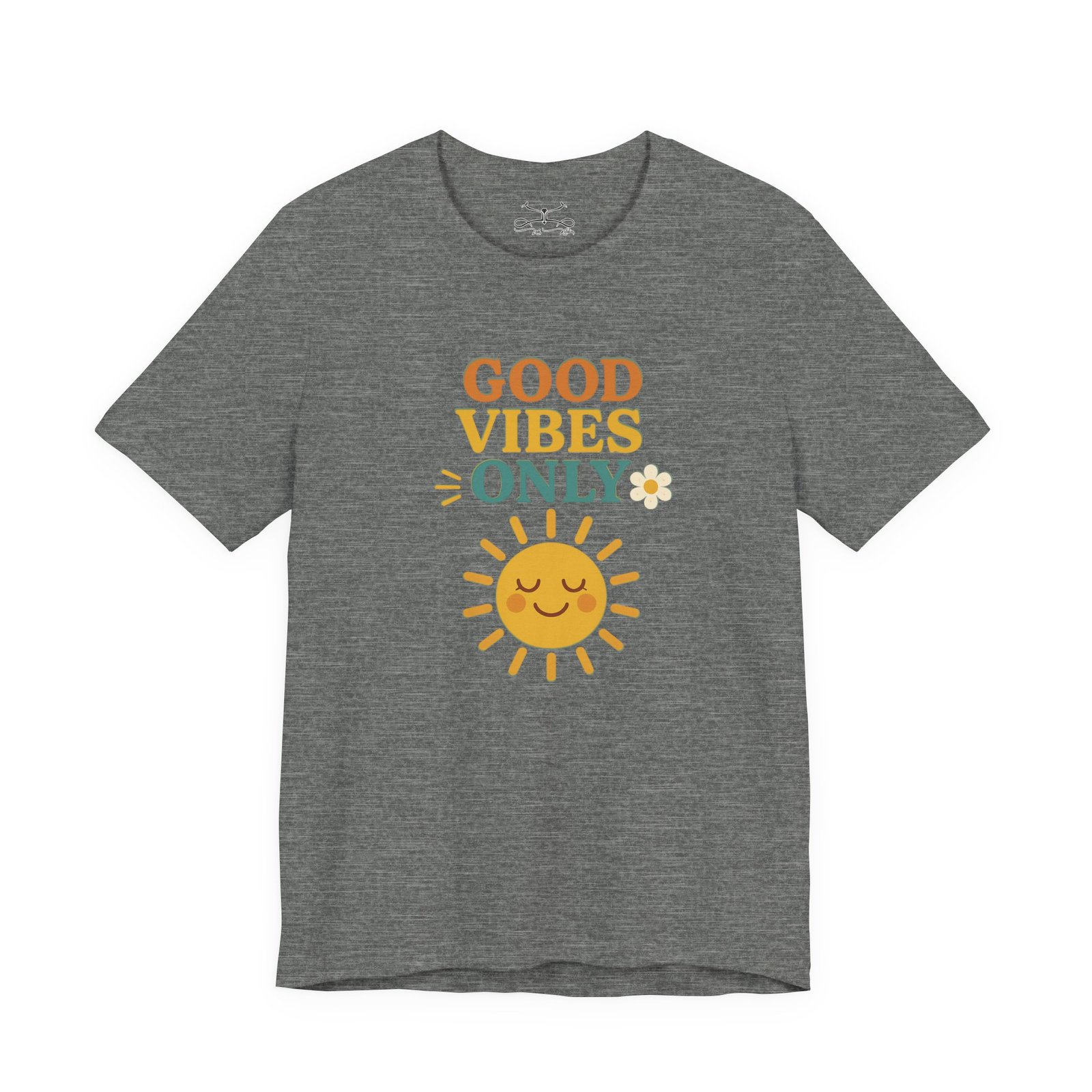 Good Vibes Only Cotton Crew Tee - Image 3