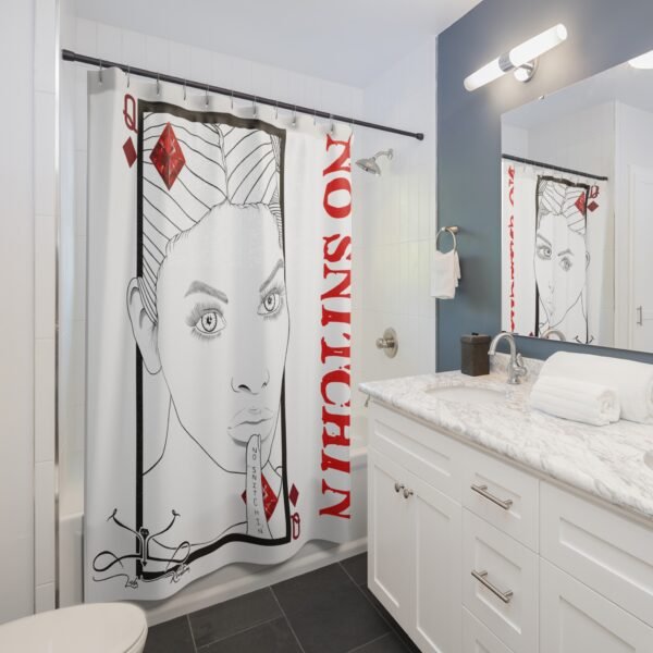 Speak No Evil Shower Curtains - Image 3