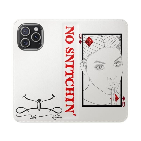 No Snitchin' Design - Flip Case - Image 53