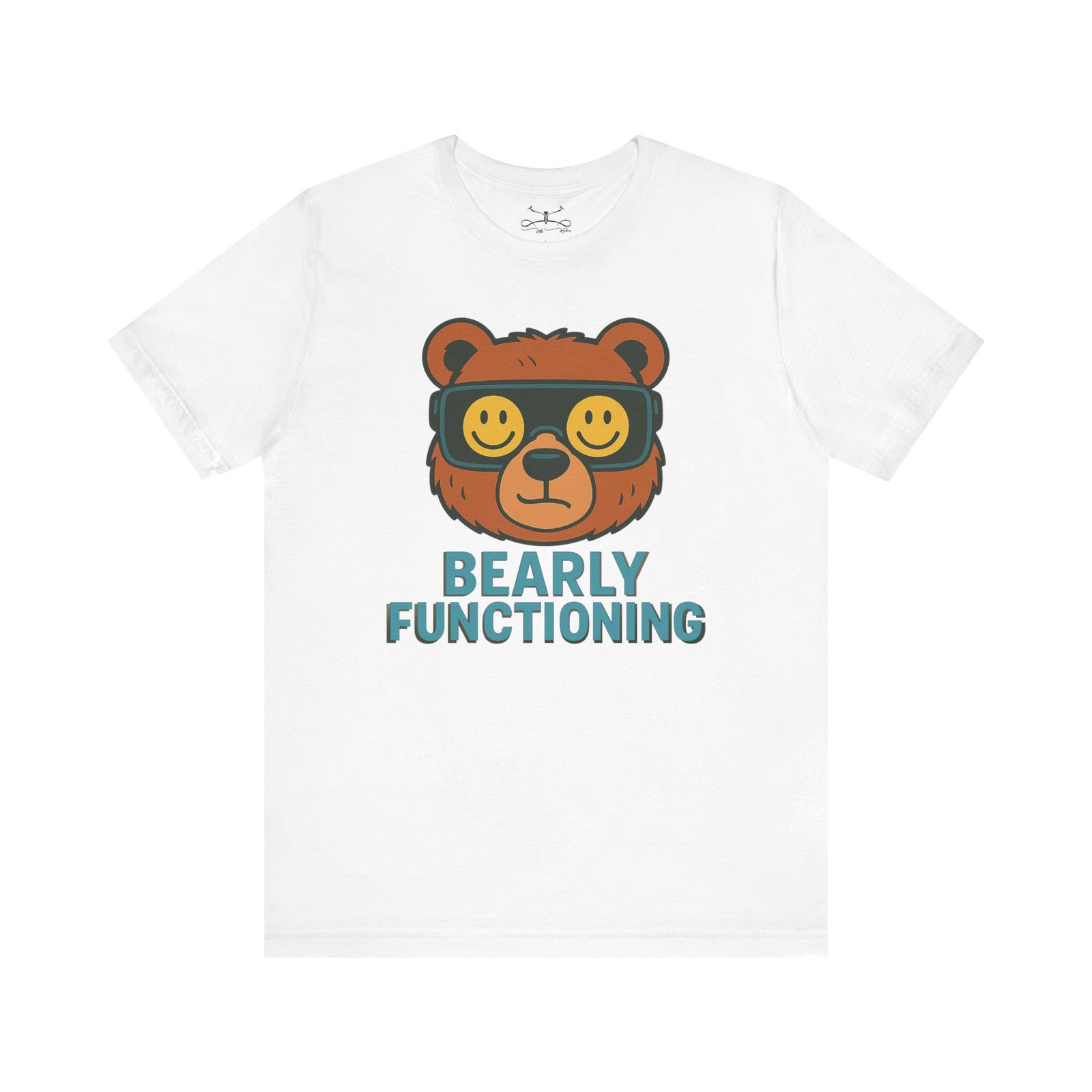 Bearly Fuctioning Cotton Crew Tee - Image 25