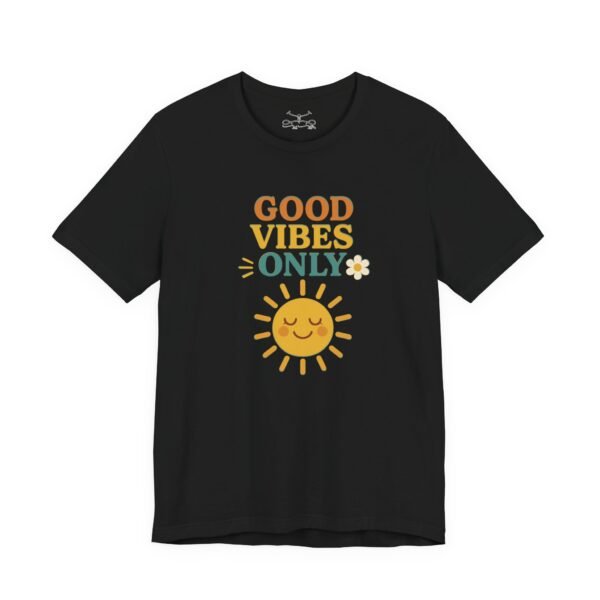 Good Vibes Only Cotton Crew Tee - Image 35