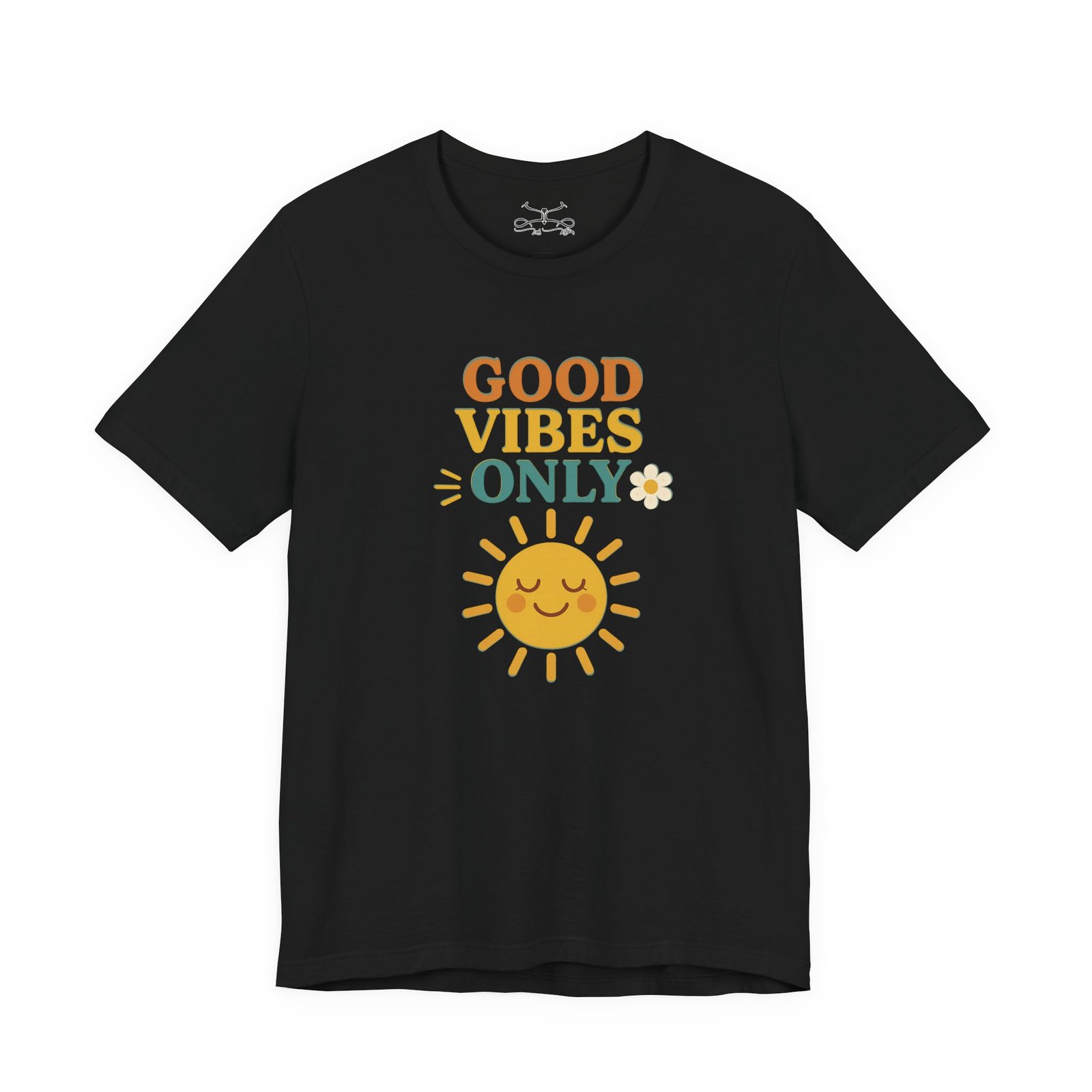 Good Vibes Only Cotton Crew Tee - Image 35