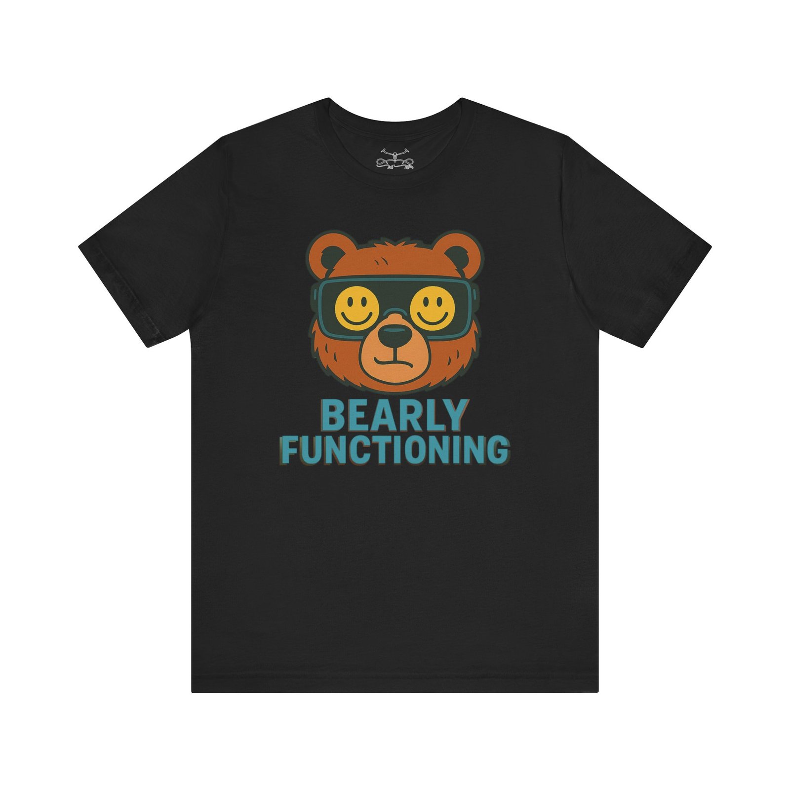 Bearly Fuctioning Cotton Crew Tee - Image 33