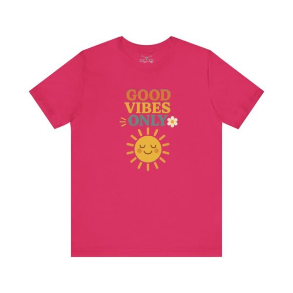 Good Vibes Only Cotton Crew Tee - Image 6