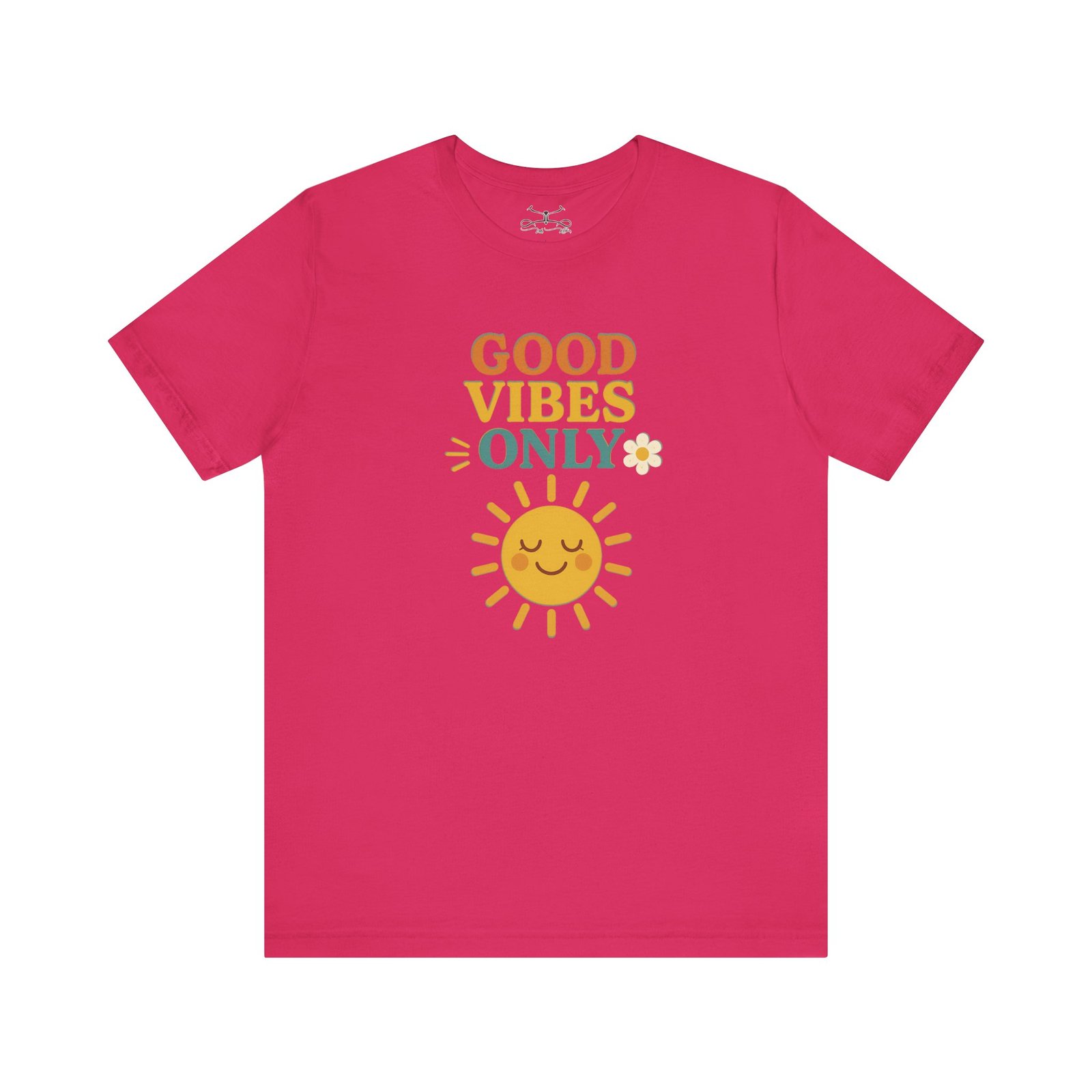 Good Vibes Only Cotton Crew Tee - Image 6