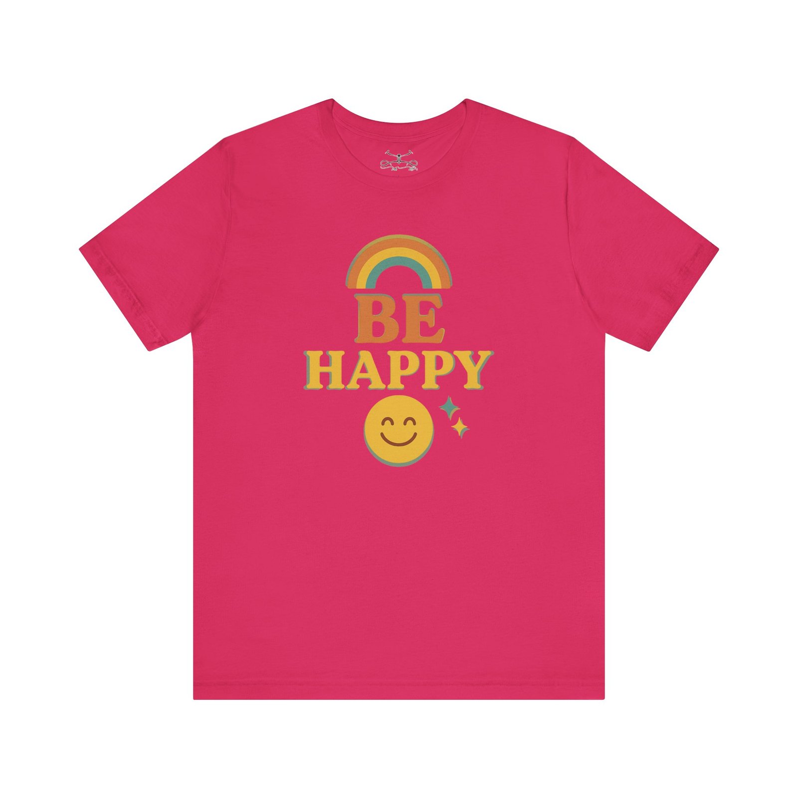 Be Happy Cotton Crew Tee - Image 33