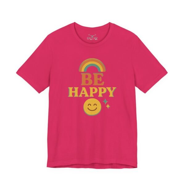 Be Happy Cotton Crew Tee - Image 35
