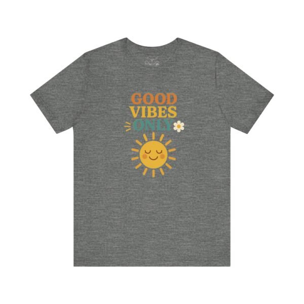 Good Vibes Only Cotton Crew Tee - Image 1