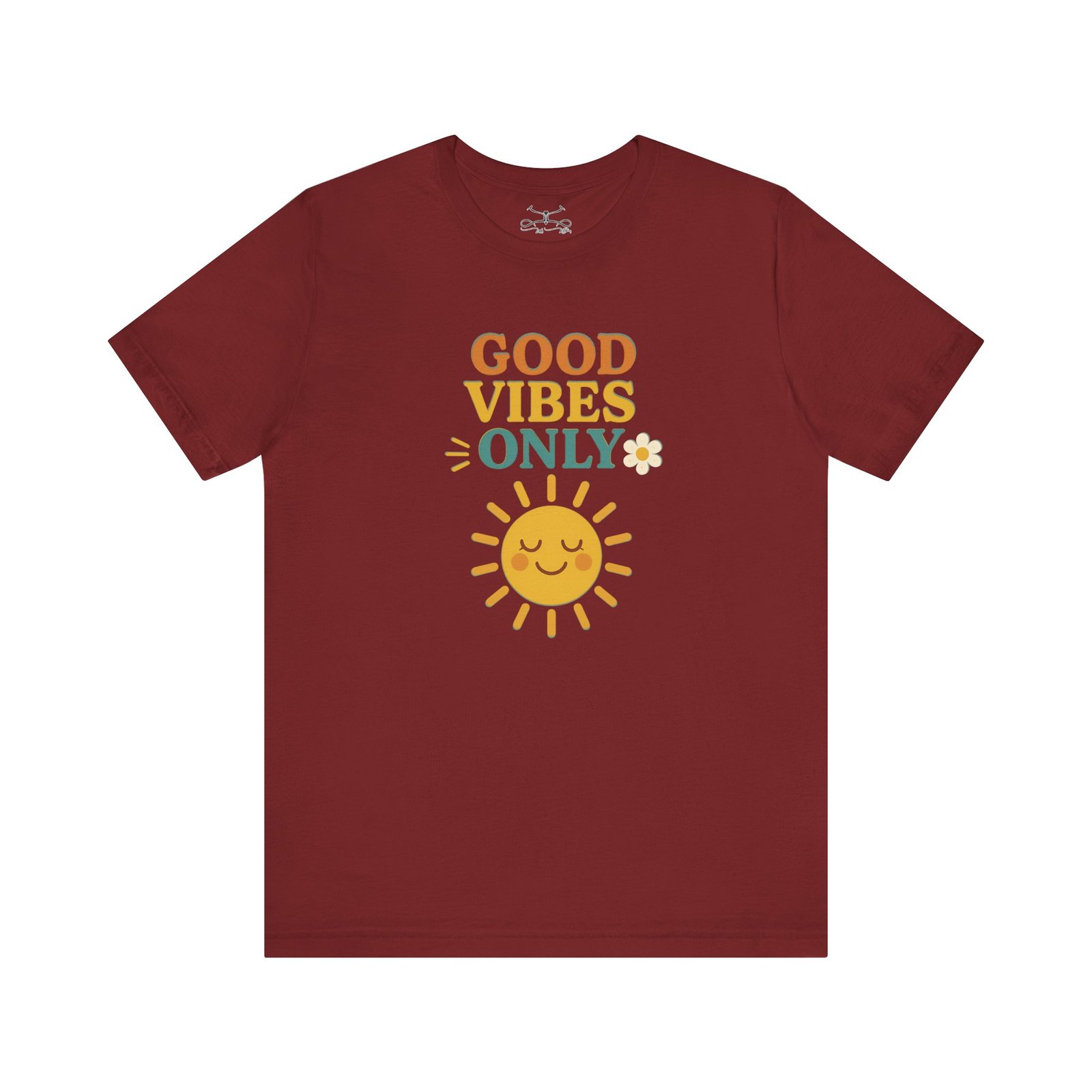 Good Vibes Only Cotton Crew Tee - Image 17