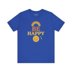 Be Happy Cotton Crew Tee