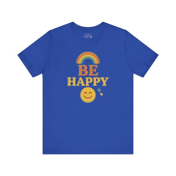 Be Happy Cotton Crew Tee