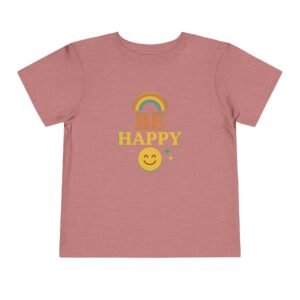 Be Happy Toddler Short Sleeve Tee - Image 5