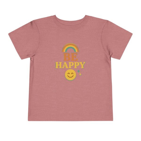 Be Happy Toddler Short Sleeve Tee - Image 5