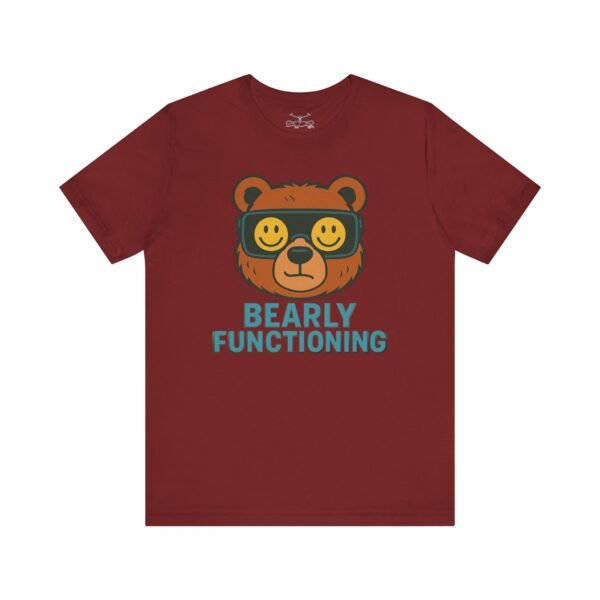Bearly Fuctioning Cotton Crew Tee - Image 17