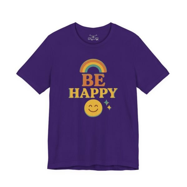 Be Happy Cotton Crew Tee - Image 11