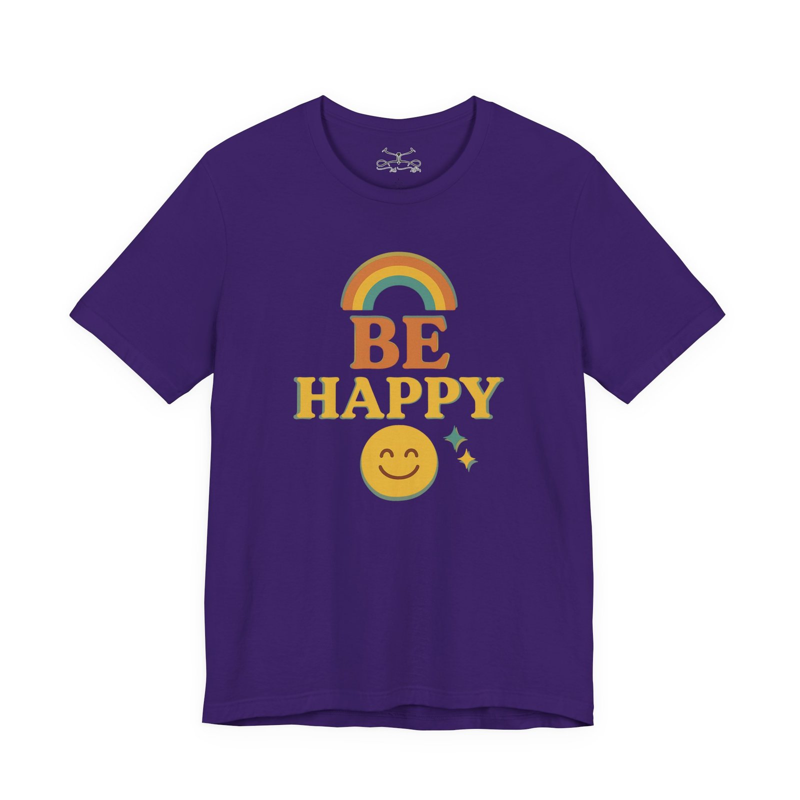 Be Happy Cotton Crew Tee - Image 11