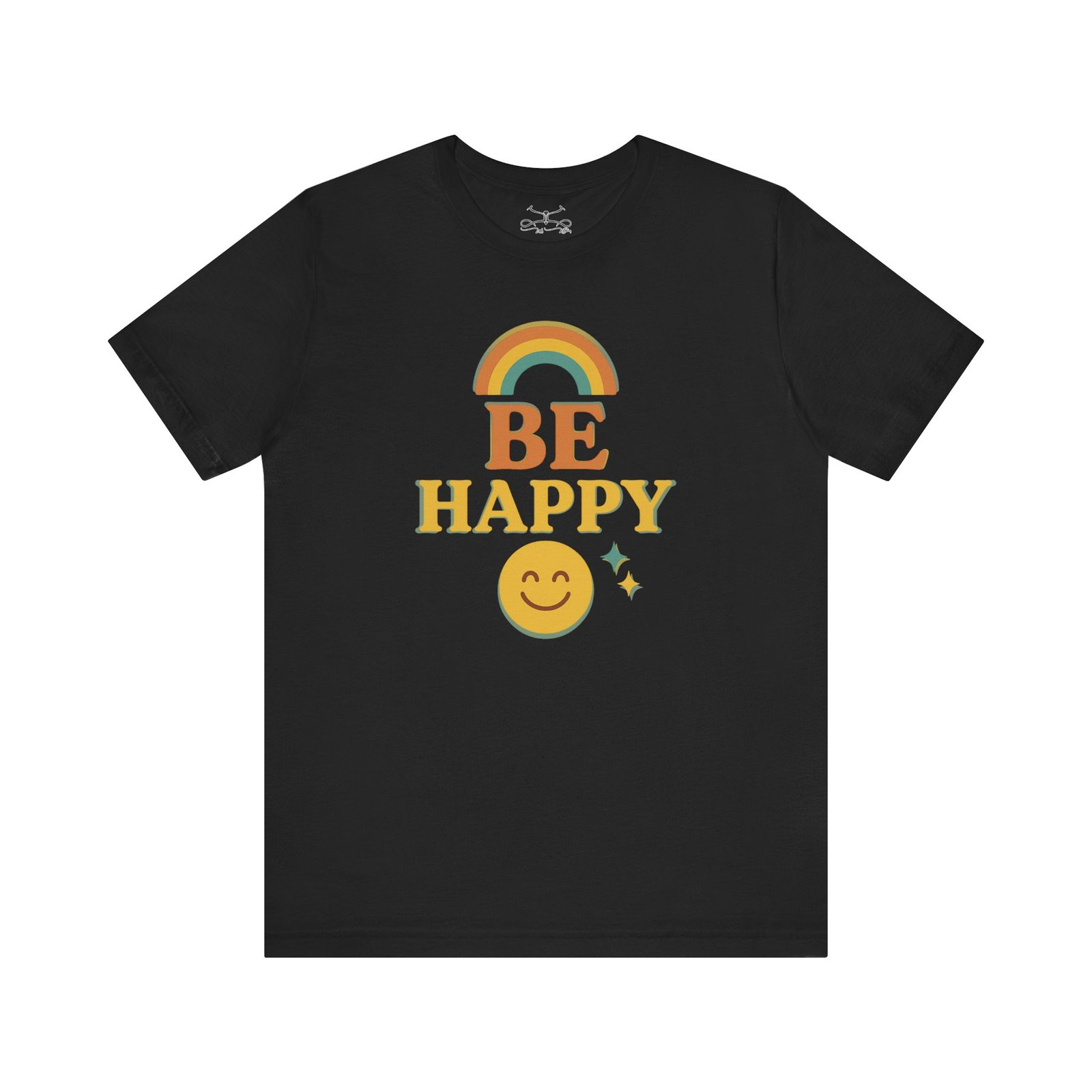 Be Happy Cotton Crew Tee - Image 25