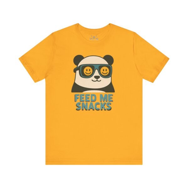 Feed Me Snacks Cotton Crew Tee - Image 1