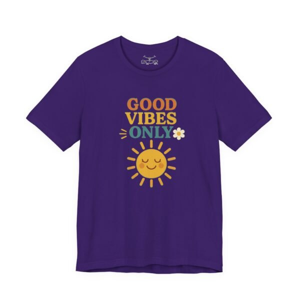 Good Vibes Only Cotton Crew Tee - Image 23