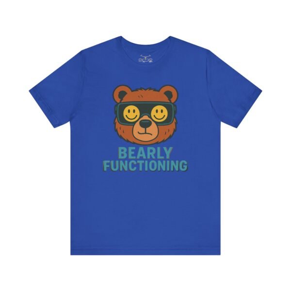 Bearly Fuctioning Cotton Crew Tee - Image 1