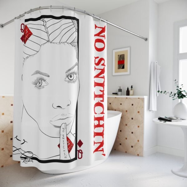 Speak No Evil Shower Curtains - Image 4