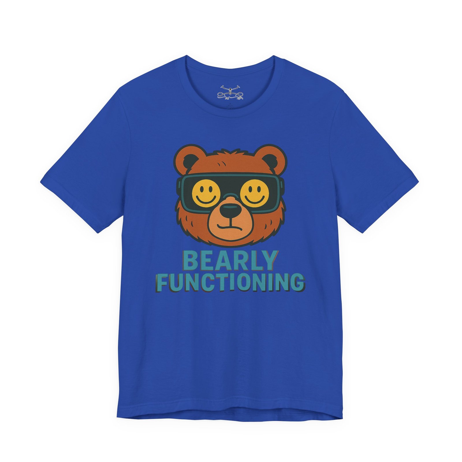 Bearly Fuctioning Cotton Crew Tee - Image 3