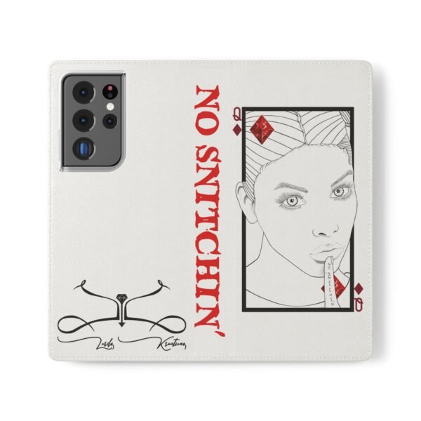 No Snitchin' Design - Flip Case - Image 21