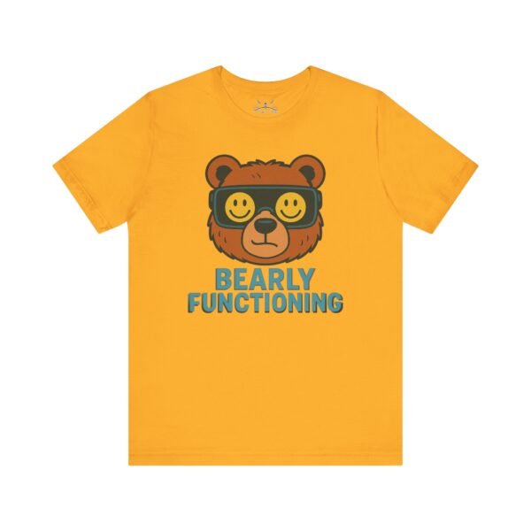 Bearly Fuctioning Cotton Crew Tee - Image 13