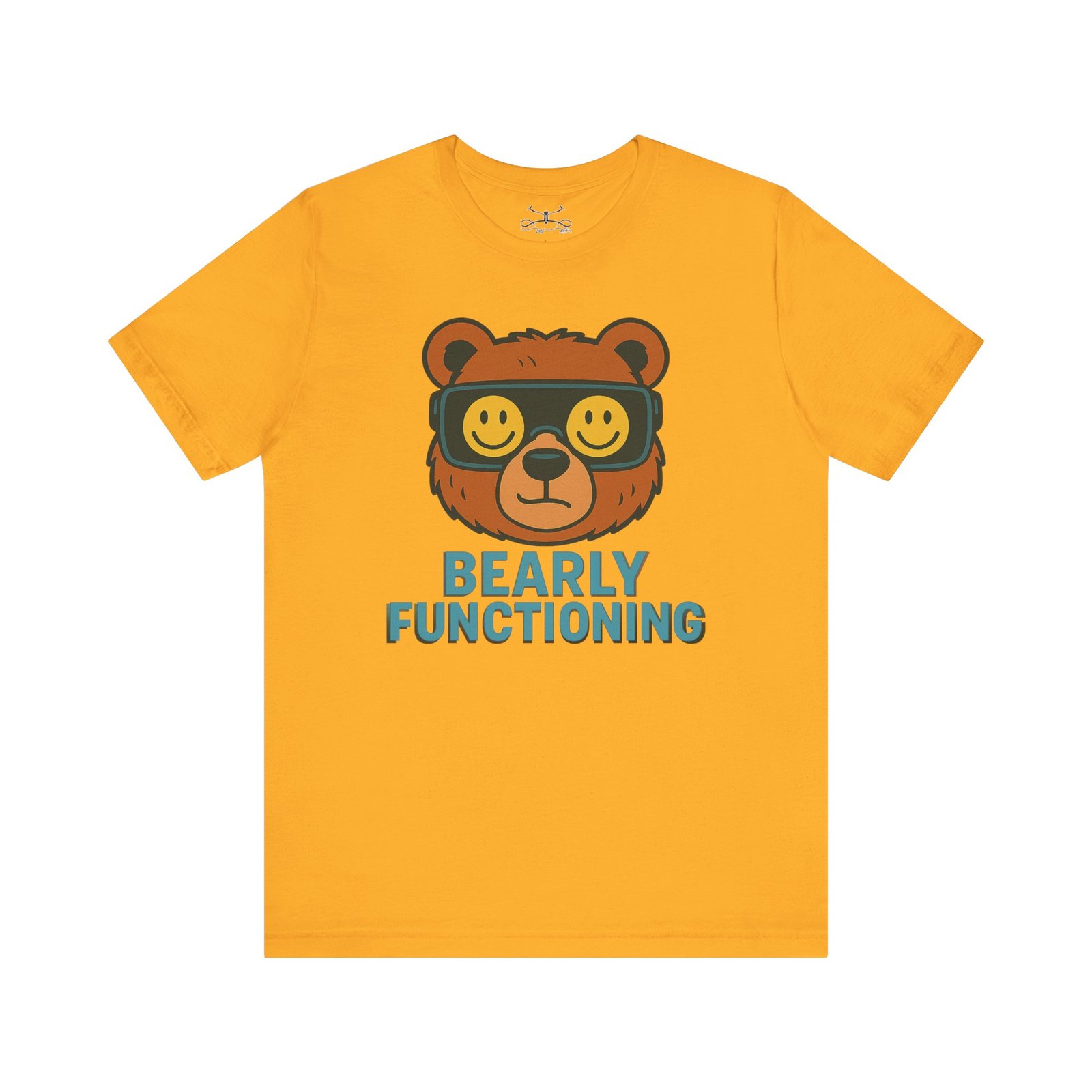 Bearly Fuctioning Cotton Crew Tee - Image 13