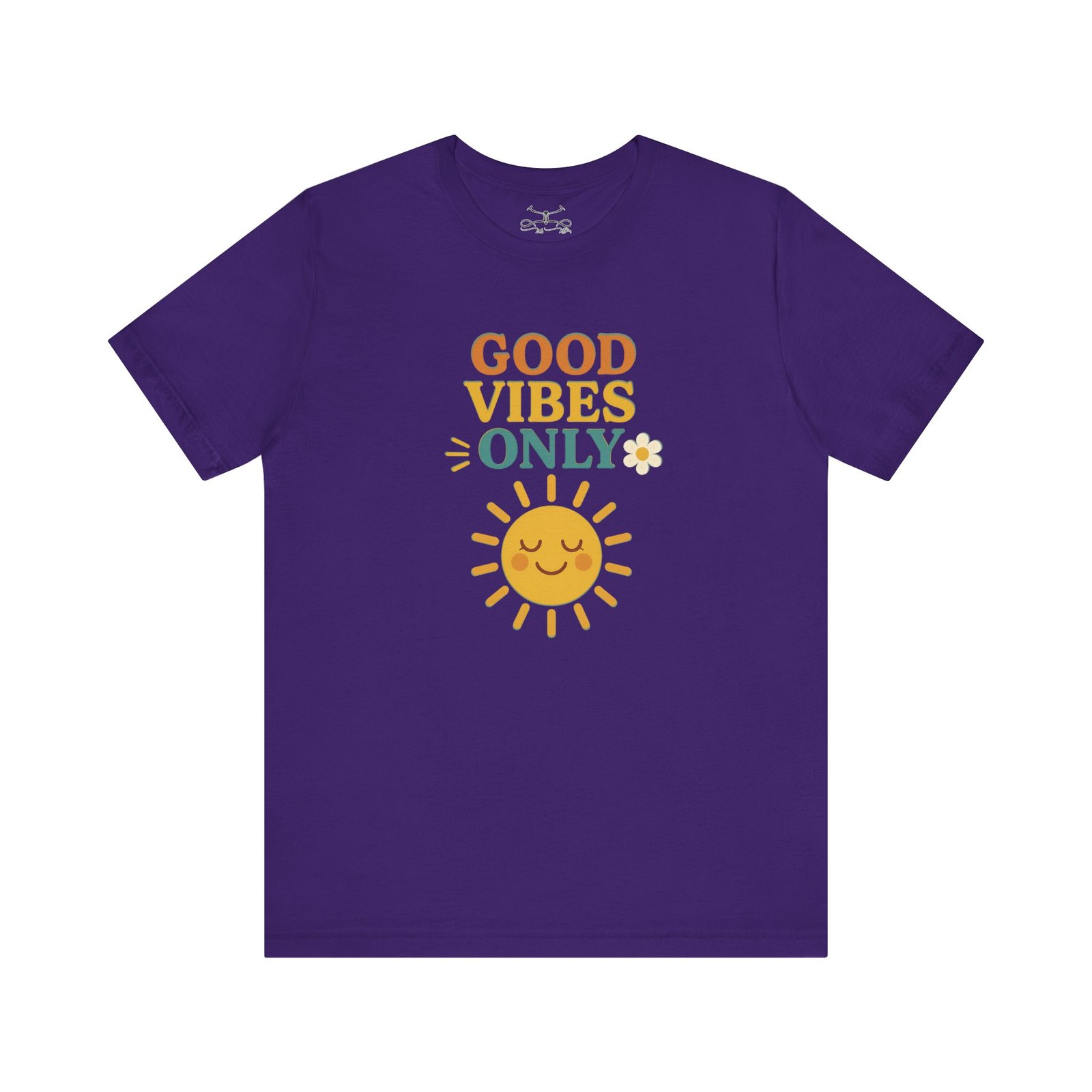 Good Vibes Only Cotton Crew Tee - Image 21