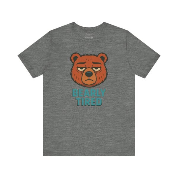 Bearly Tired Cotton Crew Tee - Image 5