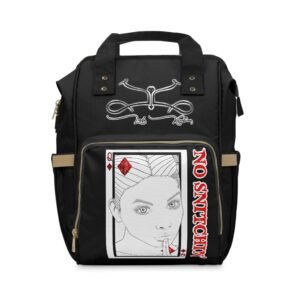 Speak No Evil Stylish Multifunctional Diaper Backpack for Parents