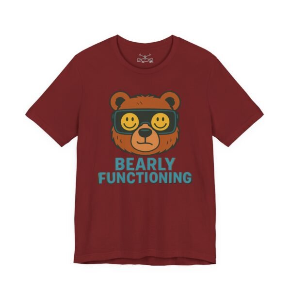 Bearly Fuctioning Cotton Crew Tee - Image 19