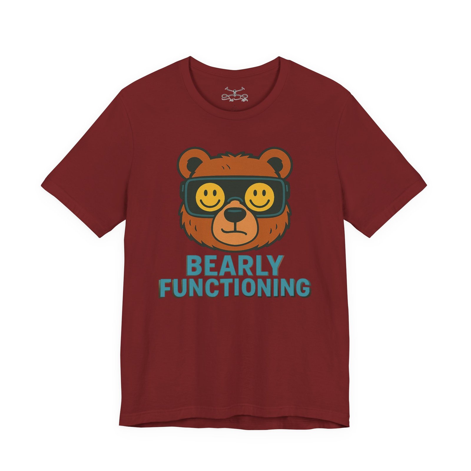 Bearly Fuctioning Cotton Crew Tee - Image 19