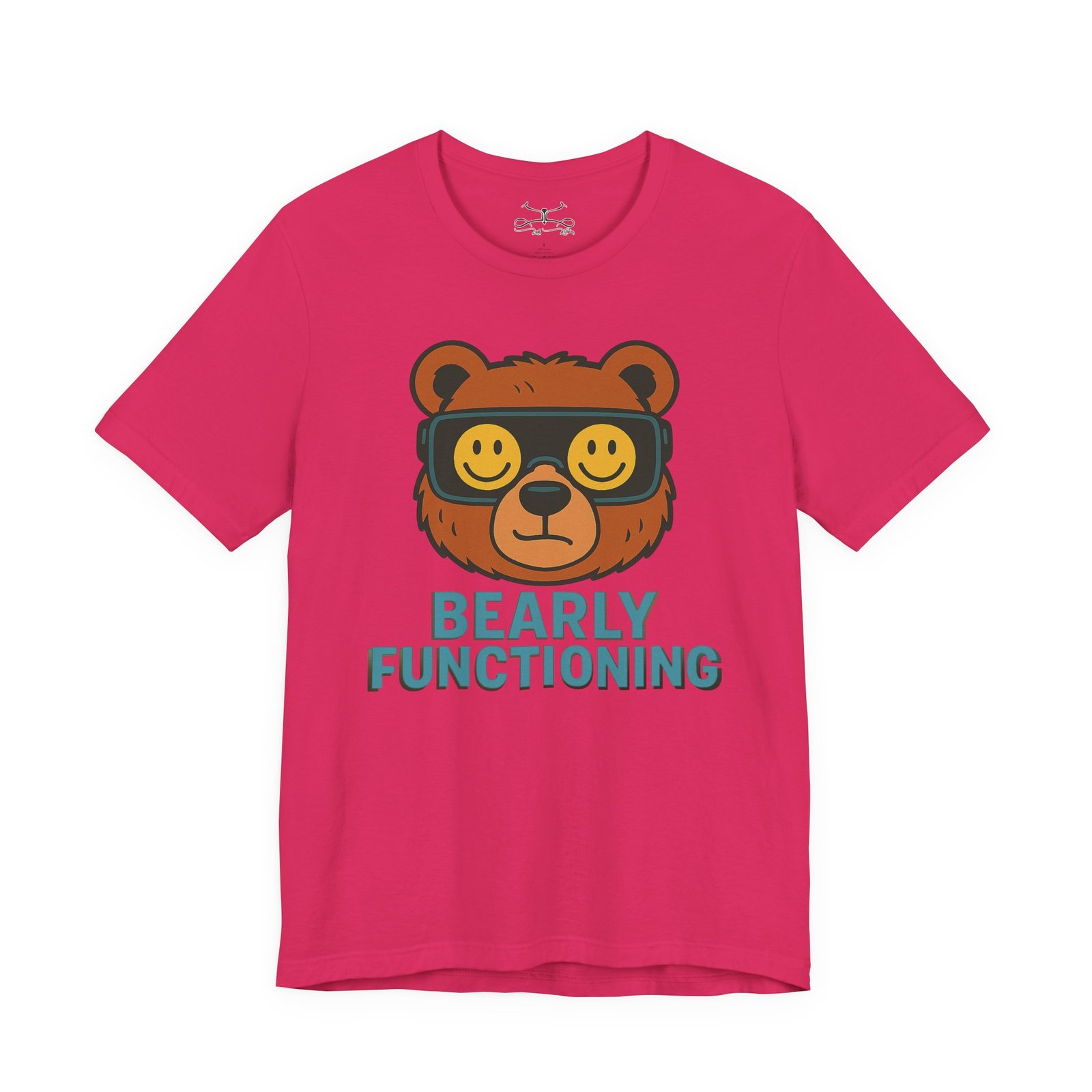 Bearly Fuctioning Cotton Crew Tee - Image 9
