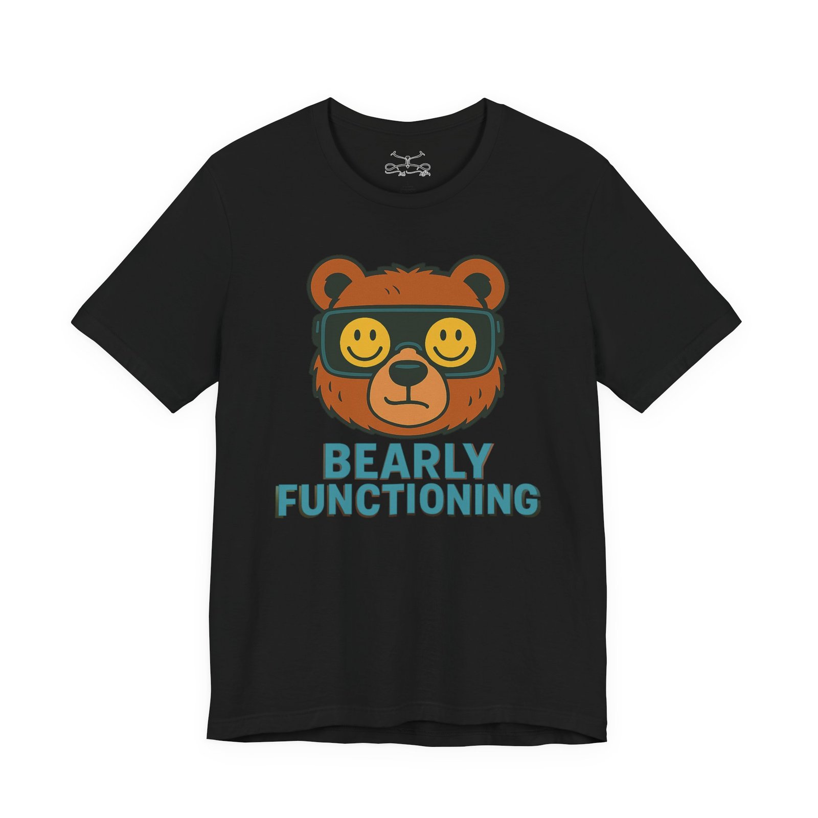 Bearly Fuctioning Cotton Crew Tee - Image 35
