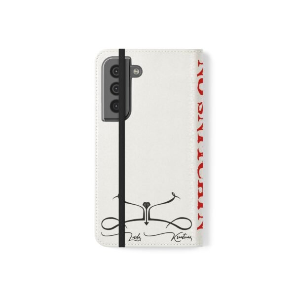 No Snitchin' Design - Flip Case - Image 4