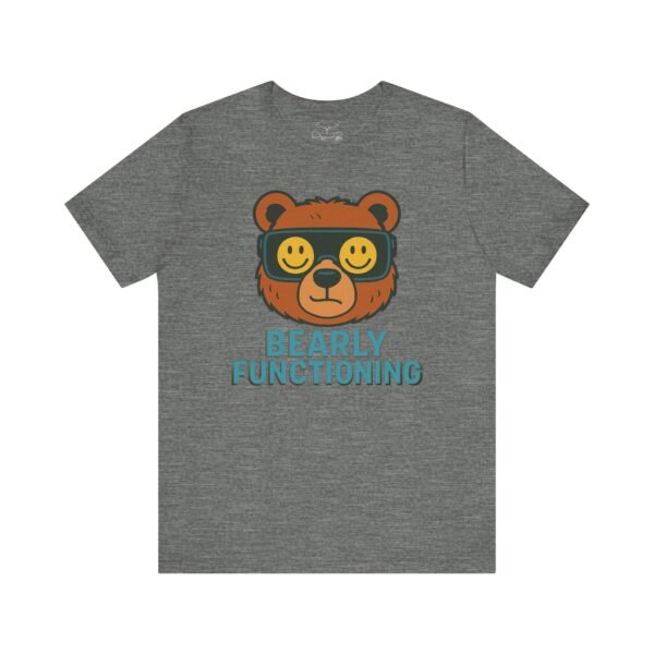 Bearly Fuctioning Cotton Crew Tee - Image 5