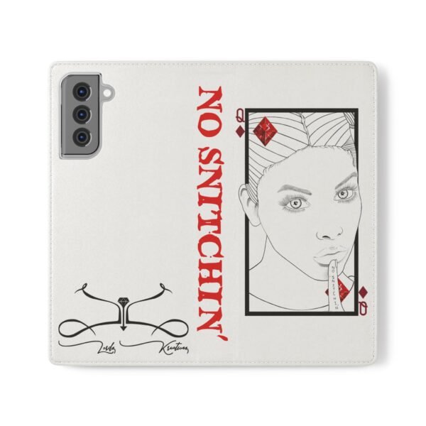 No Snitchin' Design - Flip Case - Image 17