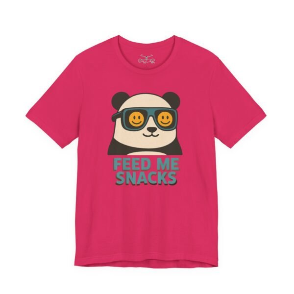 Feed Me Snacks Cotton Crew Tee - Image 9