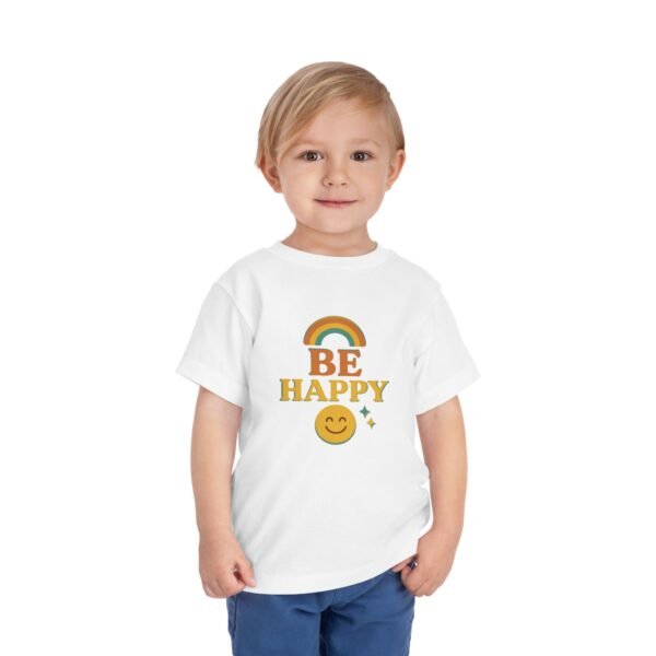 Be Happy Toddler Short Sleeve Tee - Image 3