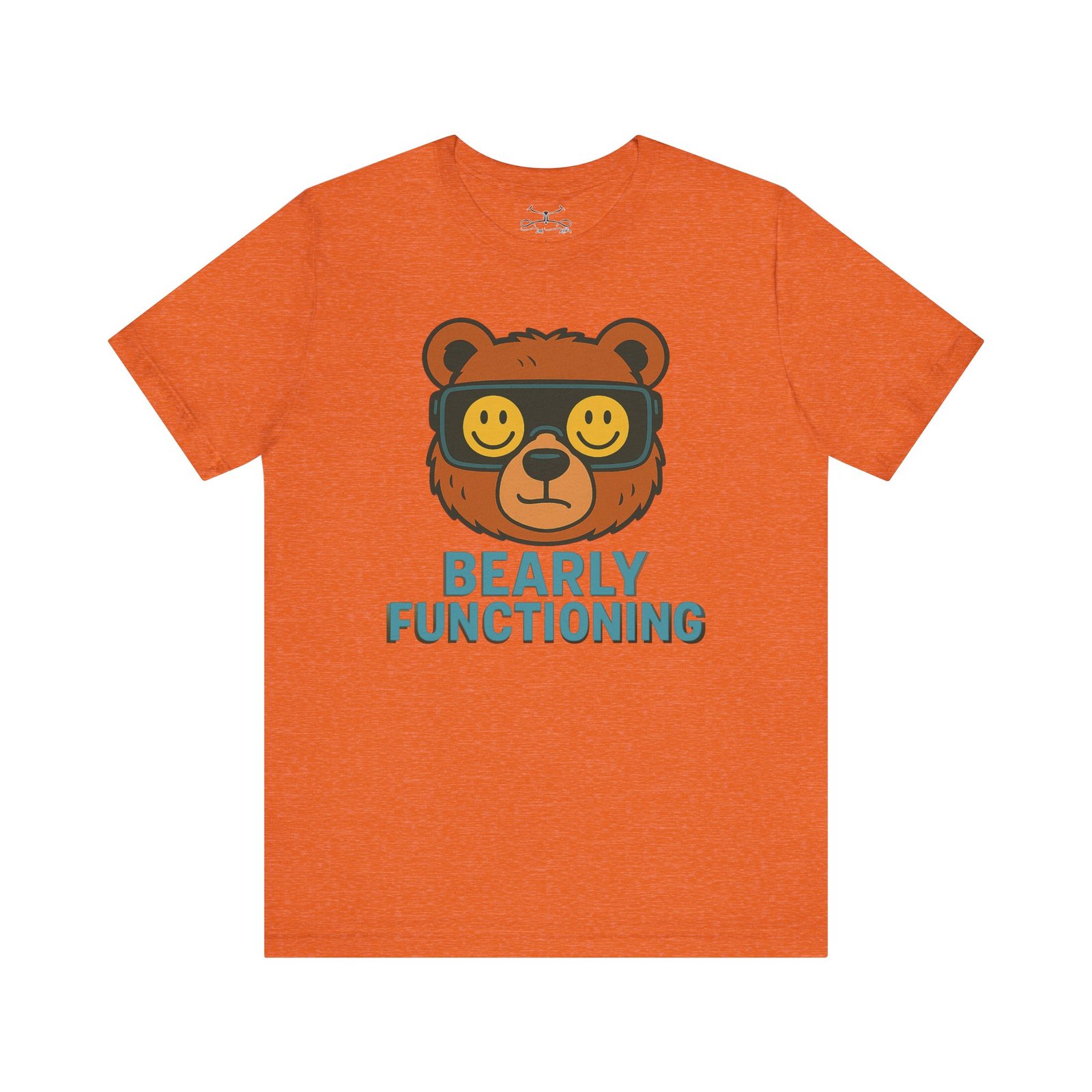 Bearly Fuctioning Cotton Crew Tee - Image 29