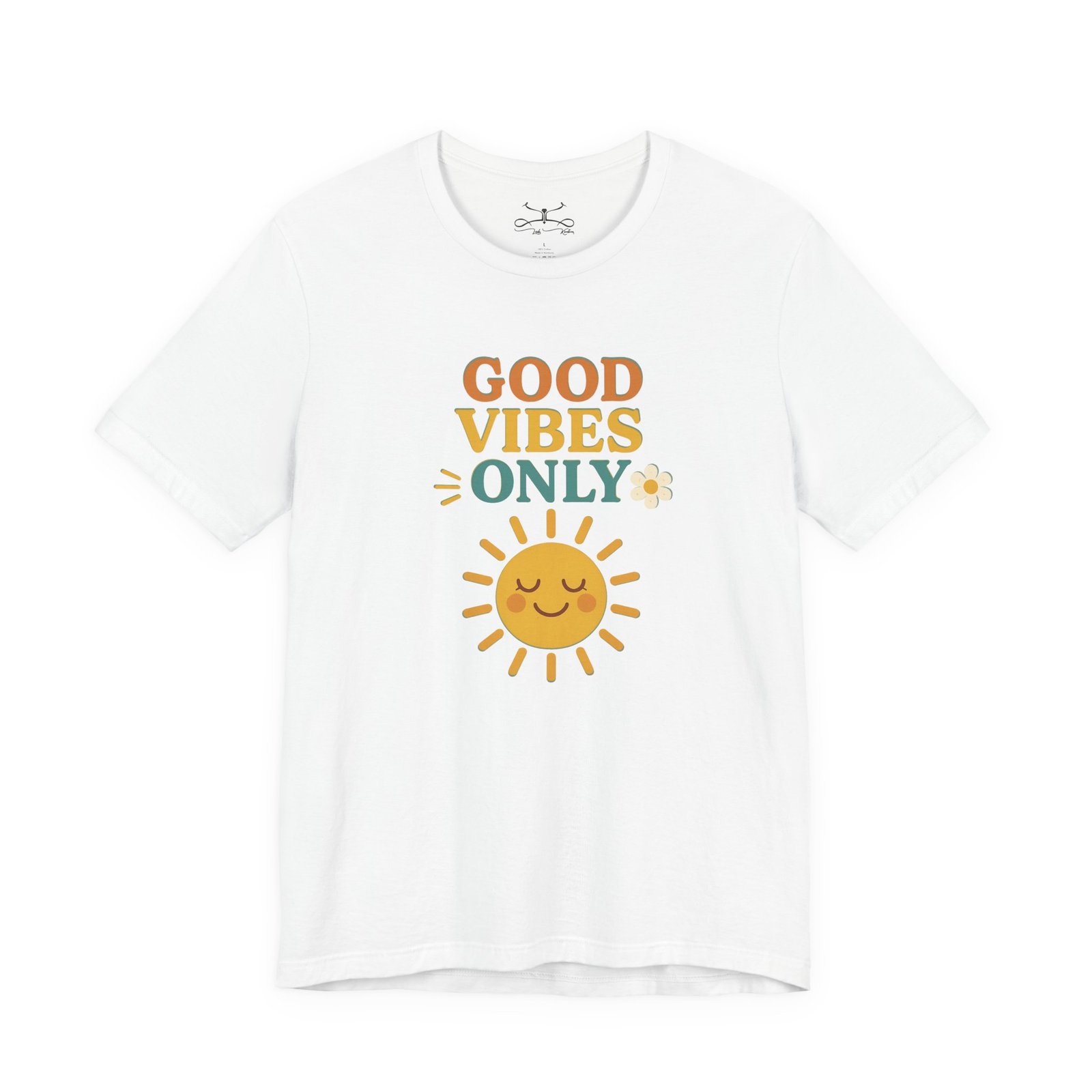 Good Vibes Only Cotton Crew Tee - Image 27