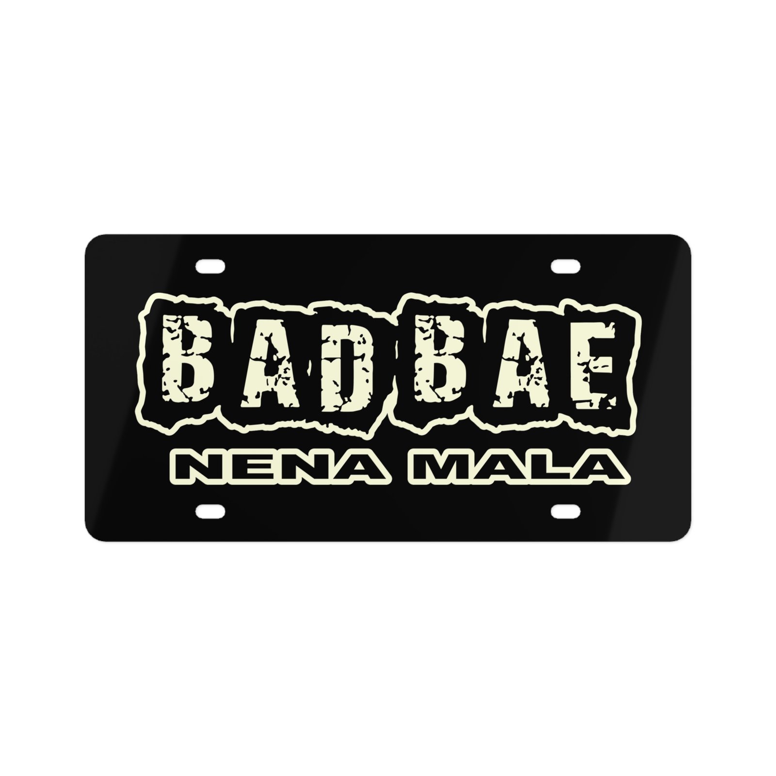 Bad Bae License Plate - Image 1